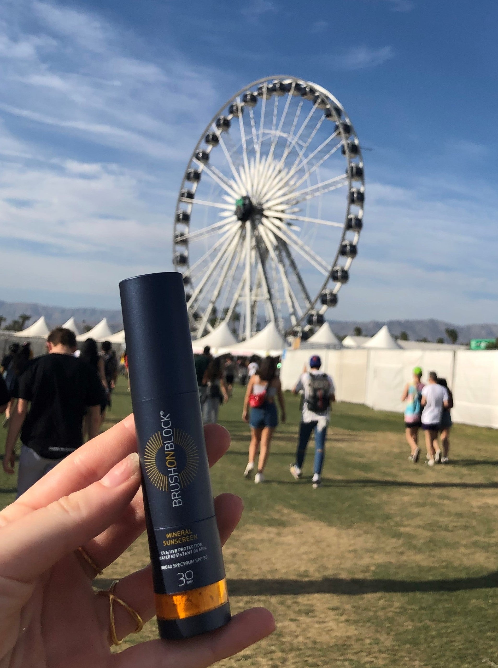 BRUSH ON BLOCK® at Coachella Music Festival