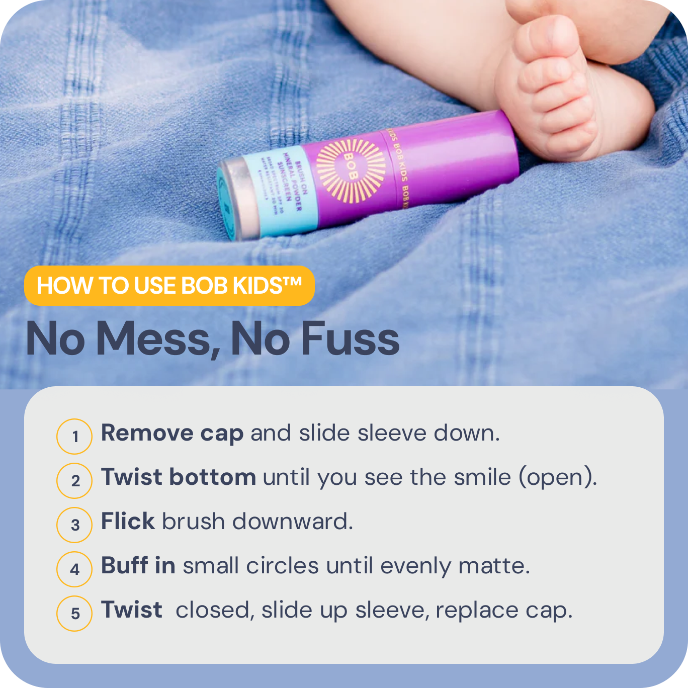 BOB KIDS SPF 30 Brush On Mineral Sunscreen