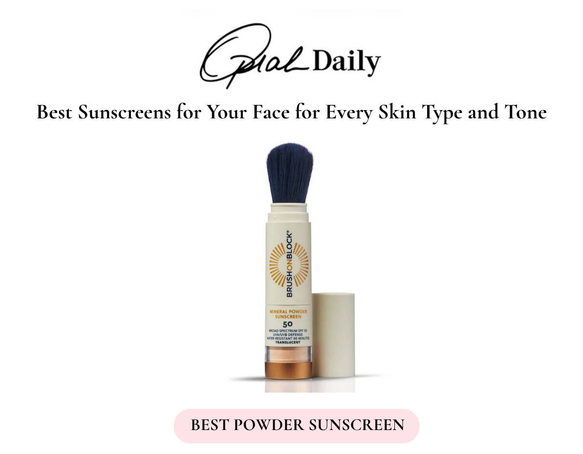 Oprah Daily Best Sunscreens for Your Face for Every Skin Type, Brush On Block Rated Best Powder Sunscreen