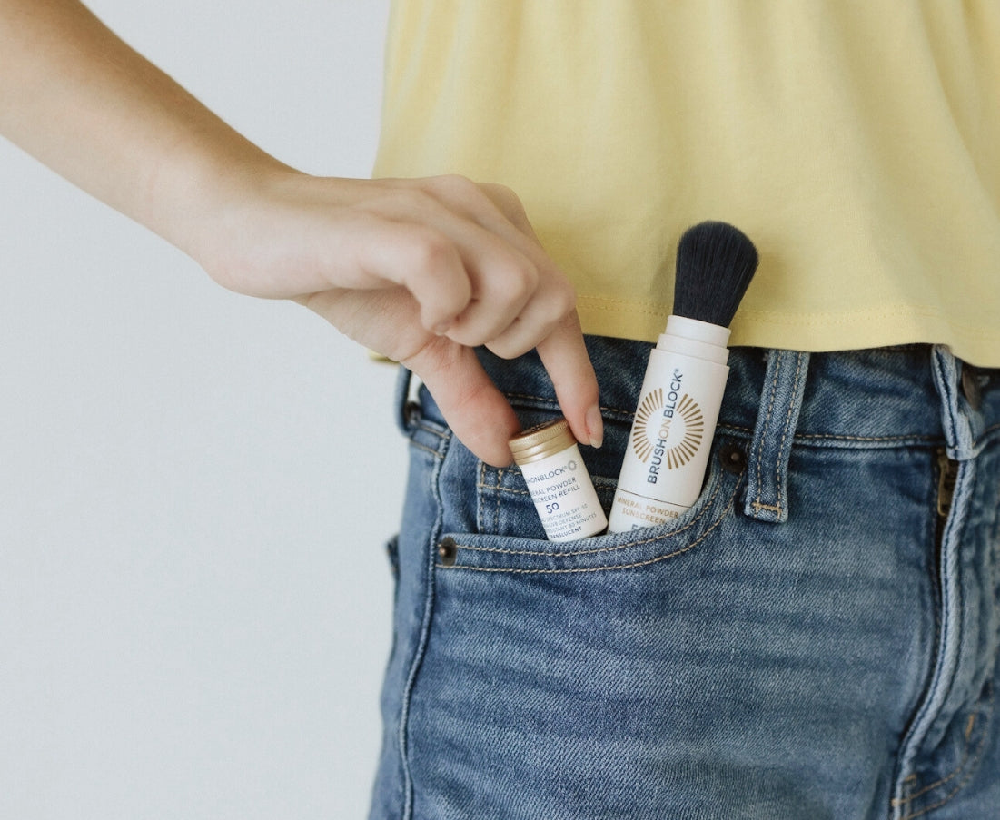 Brush On Block SPF 50 Brush + Refill Set