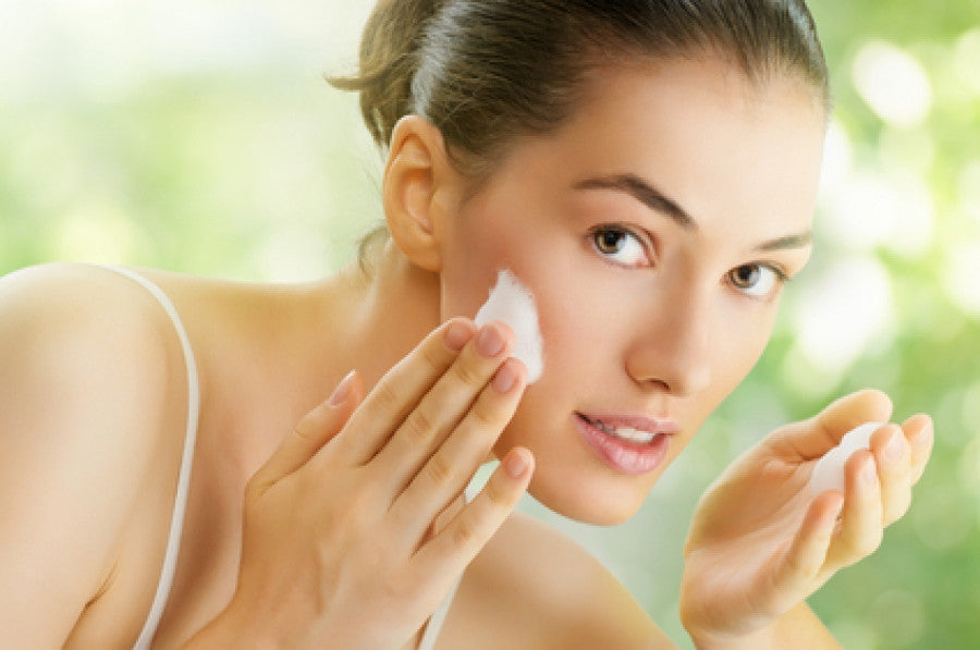 Brush On Block image of woman washing face