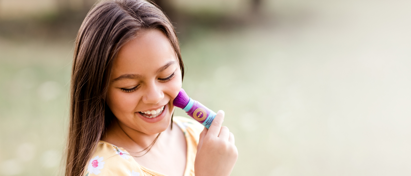 Sun protection does not have to be a bother with Brush On Block
