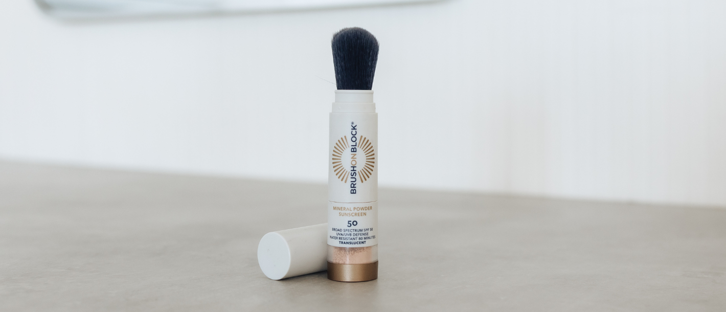 Brush On Block SPF 50 Translucent Mineral Powder Sunscreen, named one of the 9 Best Sunscreens of 2026 by Women's Health 