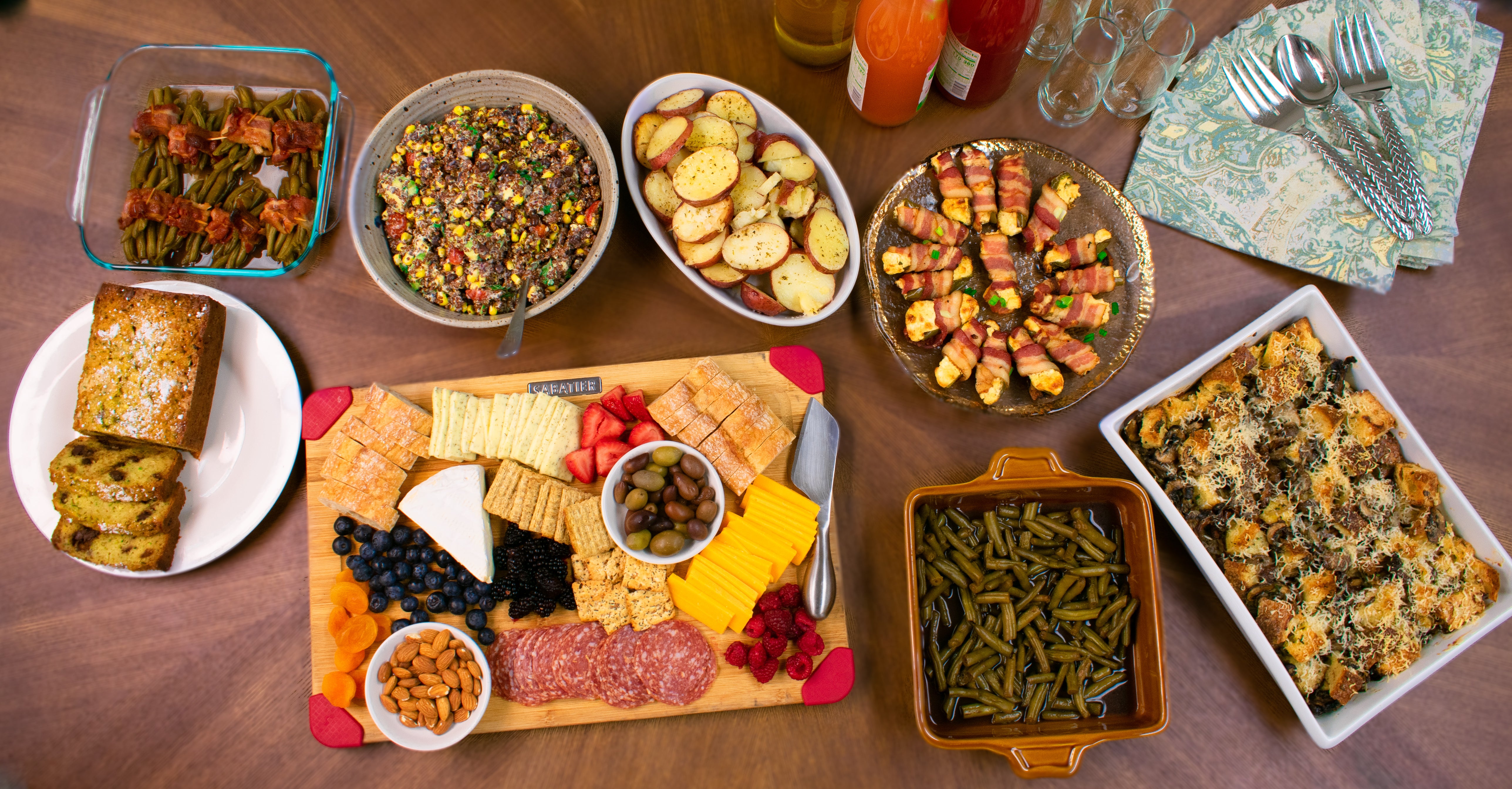 Brush On Block image of Thanksgiving Appetizers and Side Dishes