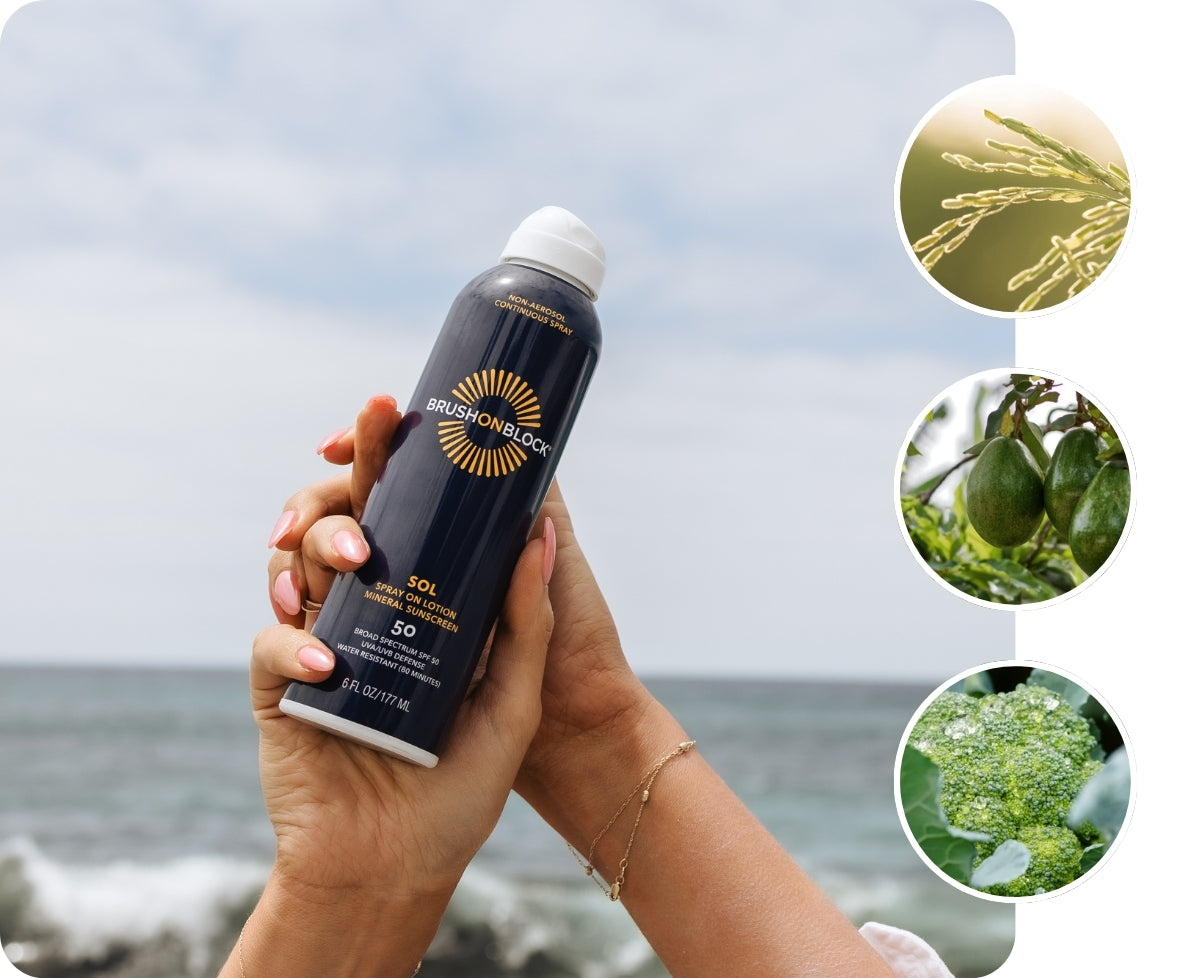 Quick Stick SPF 40 and SOL SPF 50 Spray On Lotion formulas.