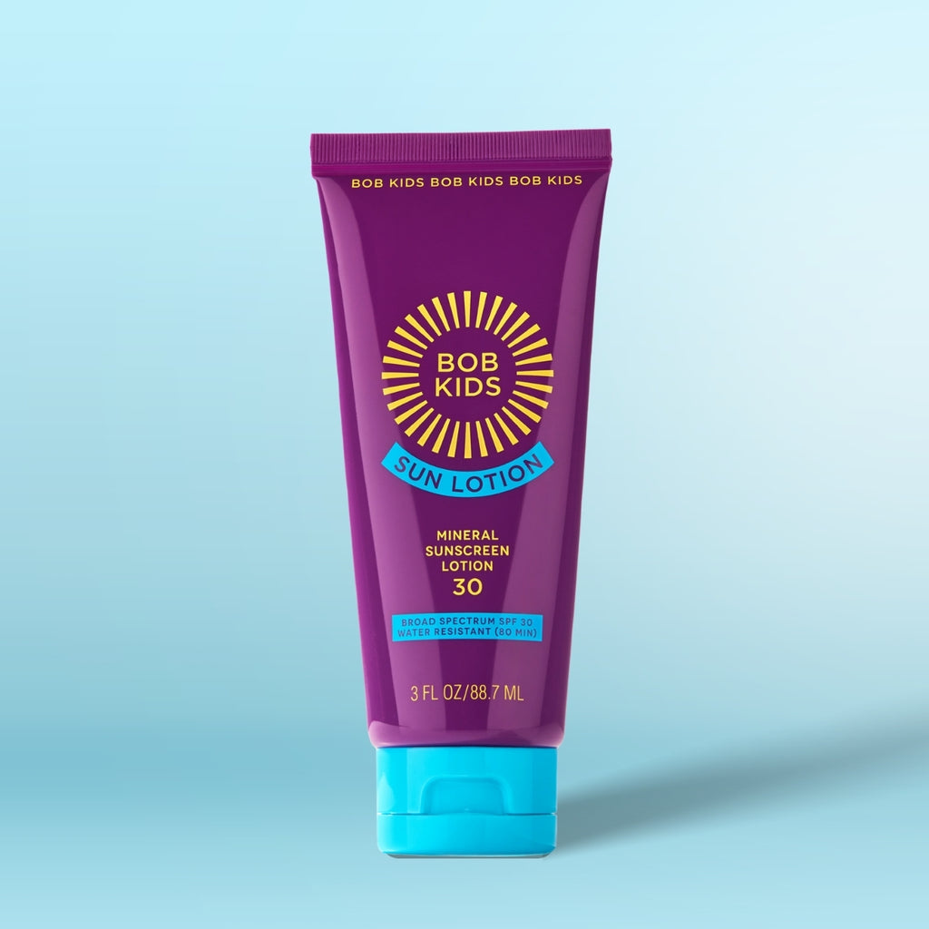 BOB KIDS SPF 30 Sun Lotion | Mineral Sunscreen for Kids