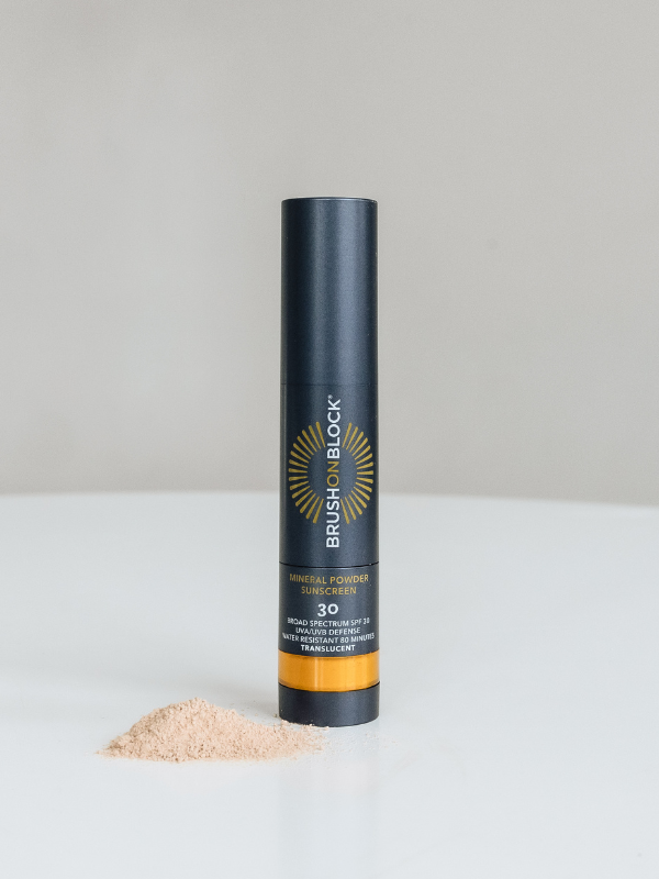 Brush On Block SPF 30 mineral powder sunscreen brush with powder 