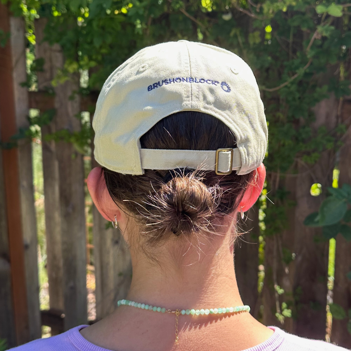 See You Out There Hat additional view mineral sunscreen brush applicator